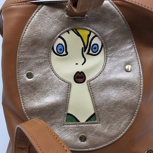 Disney Danielle Nicole Peter Pan Tinkerbell Fairy Keyhole Backpack Shoulder Bag main image 6